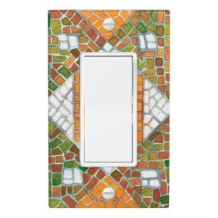AUTUMN MOSAIC Single Rocker Light Switch Cover
