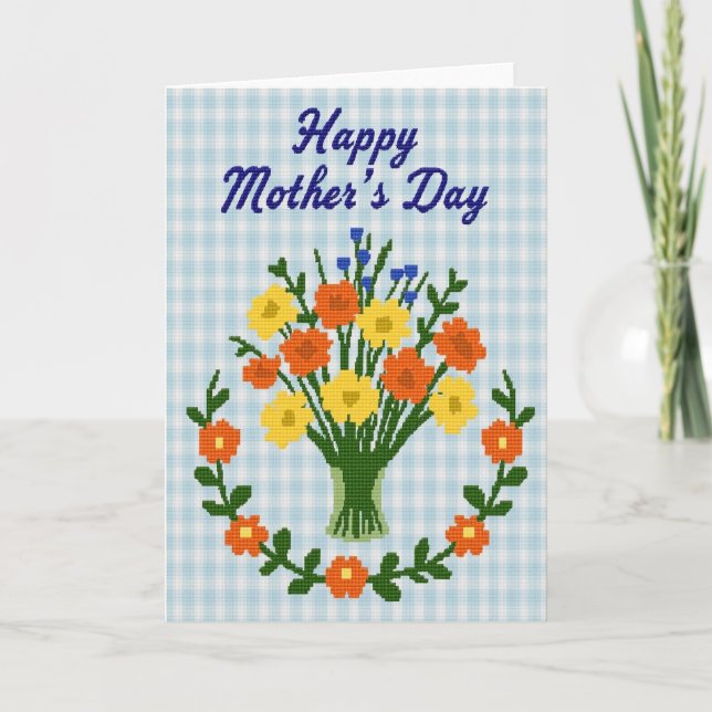 Autumn Mothers Day Bunch Card (Front)