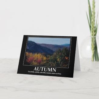 Autumn Motivation/ Inspire card