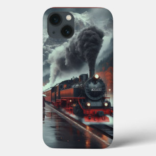 Autumn Mountain Train Journey iPhone 13 Case