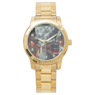 Autumn Mountain Train Journey Watch