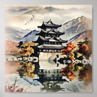 Autumn Mountains Acrylic Photo Tile