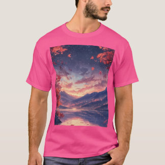 Autumn Mountains And Lake T-Shirt
