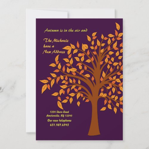 Autumn Moving Announcement