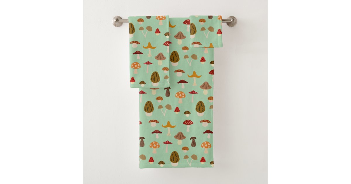 Funky Fungi 70s Mushroom Kitchen Towel Set