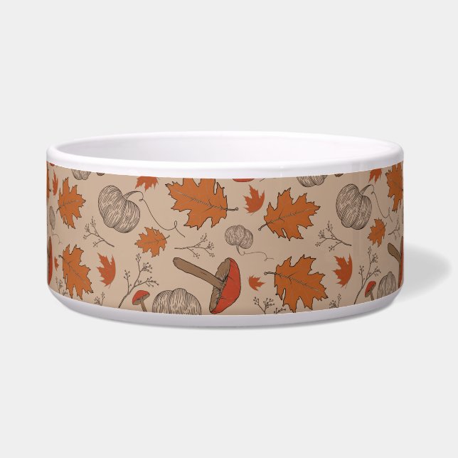 Autumn Mushrooms   Bowl (Front)