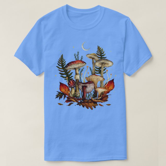 Autumn Mushrooms T-Shirt (Design Front)