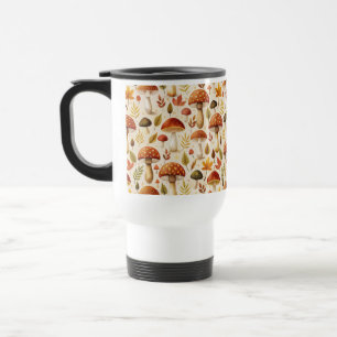 Autumn Mushrooms Travel Mug
