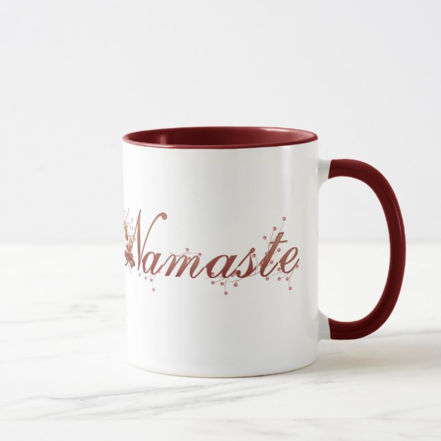 Autumn Namaste Yoga Mug (Right)