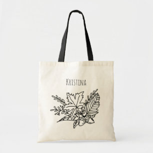 Autumn Name Tote Bag
