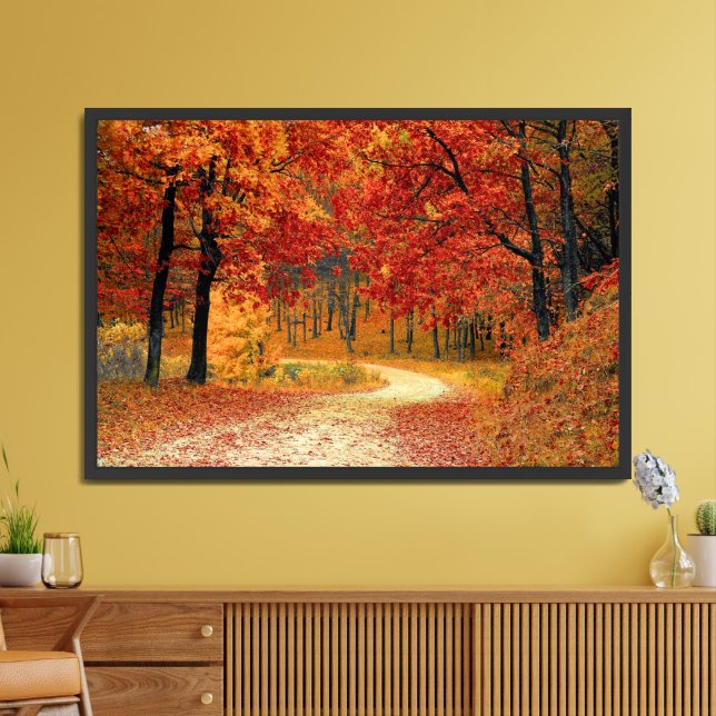 Autumn Nature Poster | Fall Landscape Wall Art (Living Room)