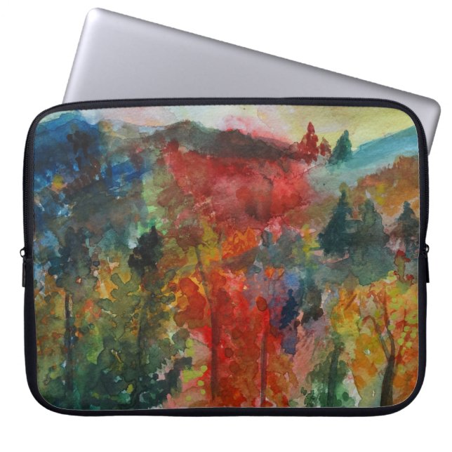 Autumn Neoprene Laptop Sleeve 15" (Front)
