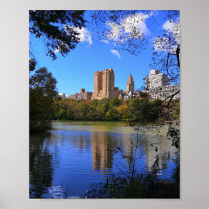 Autumn New York Central Park Photo Poster