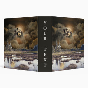 Autumn Night 3 Ring Binder