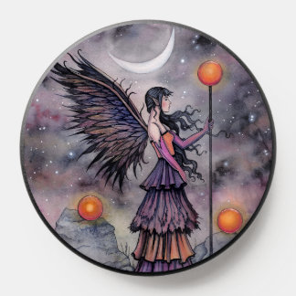 Autumn Night Fairy Art by Molly Harrison PopSocket