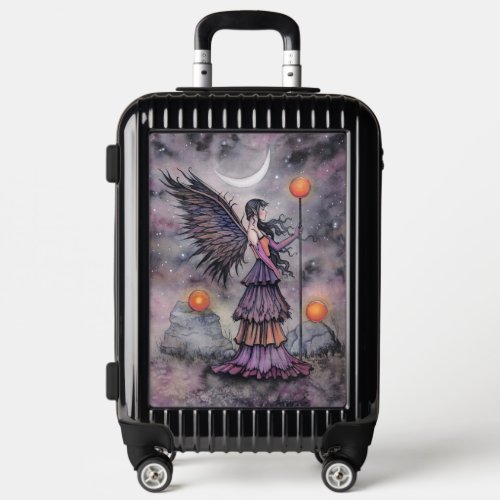 Autumn Night Fairy Fantasy Art by Molly Harrison Luggage