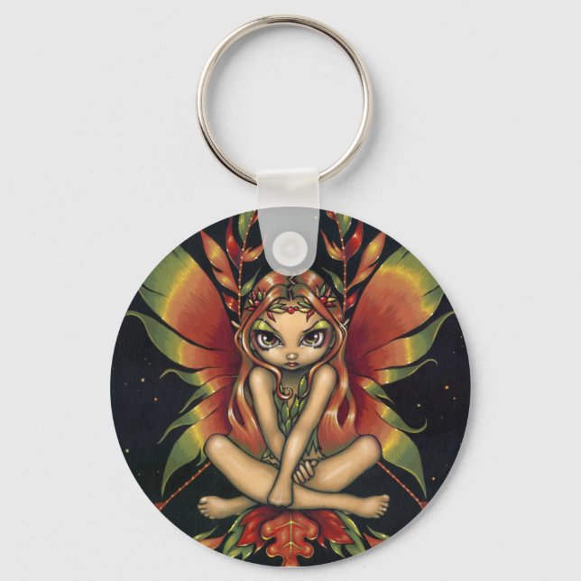 "Autumn Night Fairy" Keychain (Front)