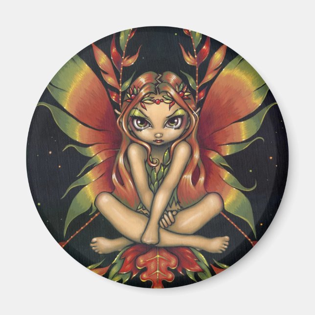 "Autumn Night Fairy" Magnet (Front)