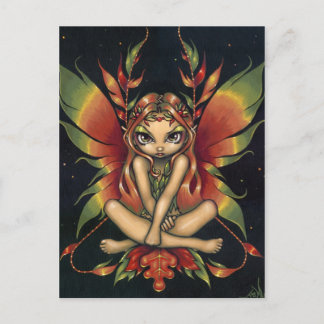 "Autumn Night Fairy" Postcard