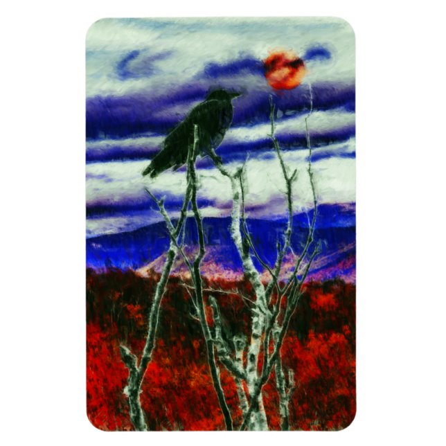 Autumn Night Magnet (Vertical)