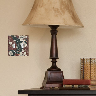 Autumn Noir Blossoms Double Toggle Light Switch Cover