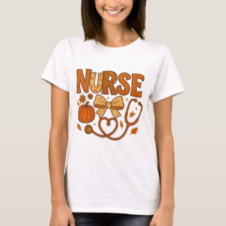 Autumn Nursing｜Pumpkins Fall nursing｜Fall nurse pn T-Shirt