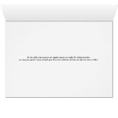 Autumn Nymph Harvest Card (Inside Horizontal (Bottom))