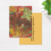 Autumn Oak Leaves Artist Trading Card (Desk)