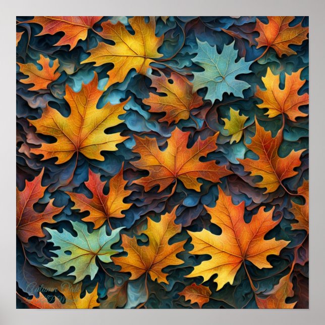 Autumn Oak Poster (Front)