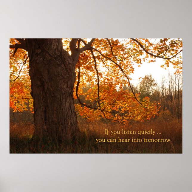Autumn Oak Poster (Front)