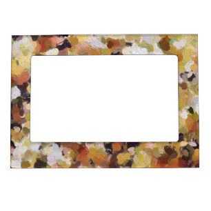 Autumn Oil Abstract Magnetic Frame
