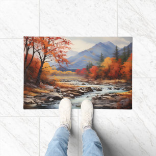 Autumn Oil Painting Doormat