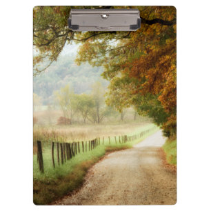 Autumn on a Country Road Clipboard