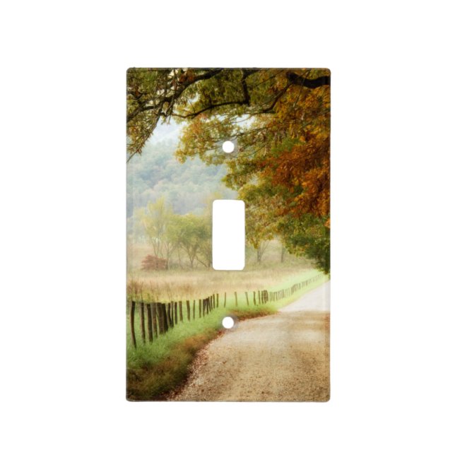 Autumn on a Country Road Light Switch Cover (Front)
