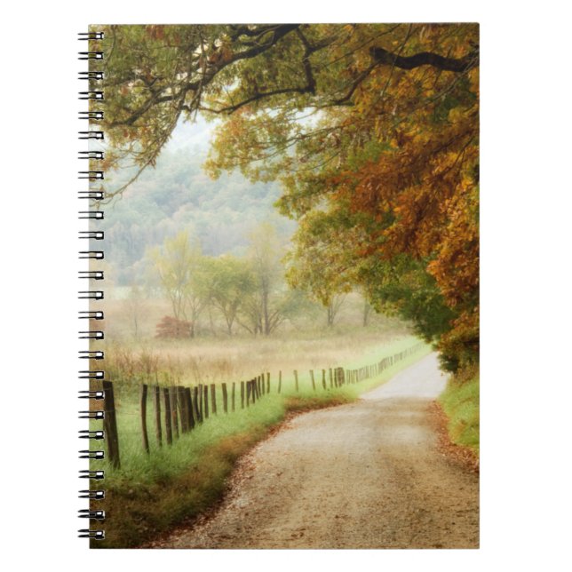 Autumn on a Country Road Notebook (Front)