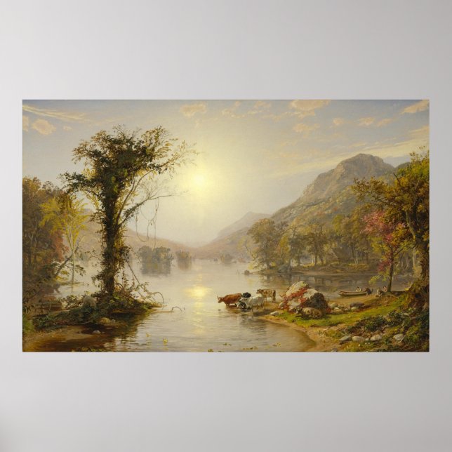 Autumn on Greenwood Lake Poster (Front)