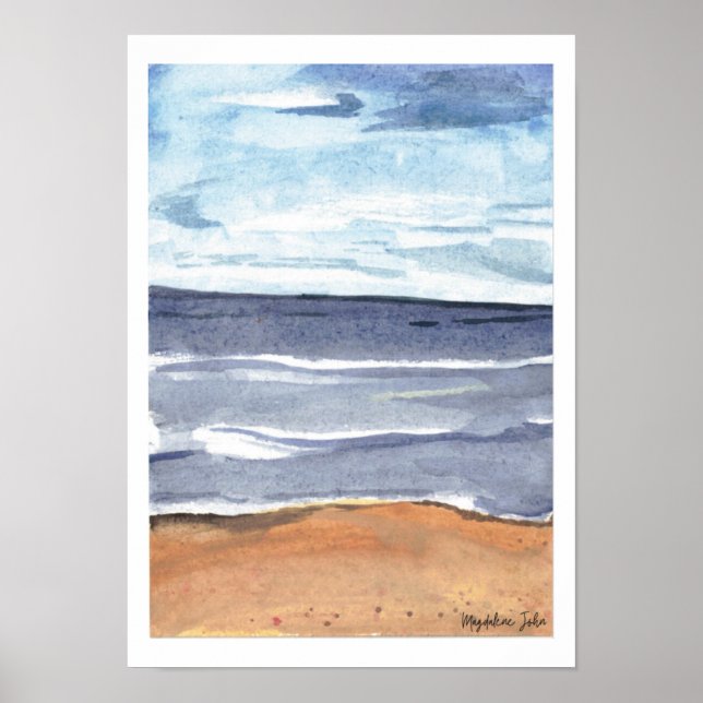 Autumn on the Baltic Sea Poster (Front)