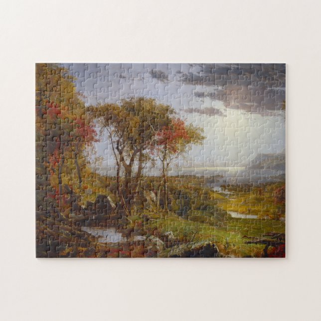 Autumn On the Hudson River Jigsaw Puzzle (Horizontal)
