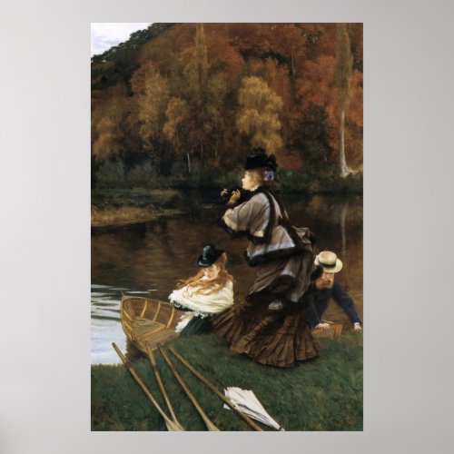 Autumn On The Thames Poster