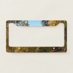 Autumn on the Trail to Dream Lake License Plate Frame