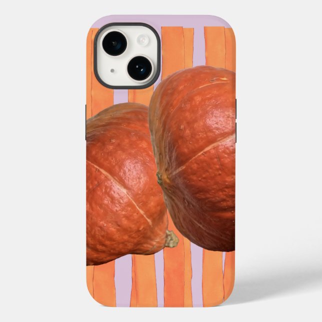 Autumn Orange Pumpkins Case-Mate iPhone Case (Back)