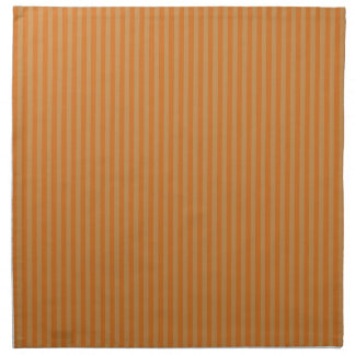 Autumn Orange Stripe Cloth Napkin