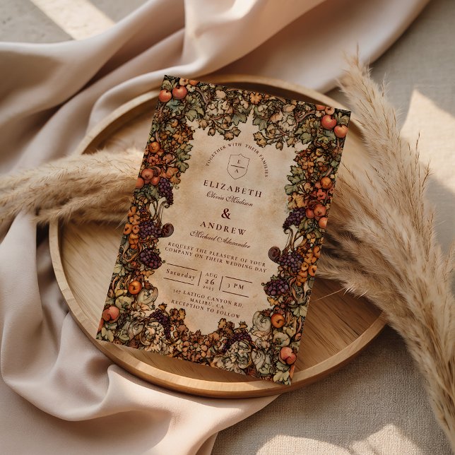 Autumn Orchard Wedding Invitation (Creator Uploaded)