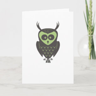 Autumn Owl Card