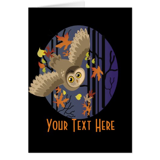 Autumn Owl Cards (Front)