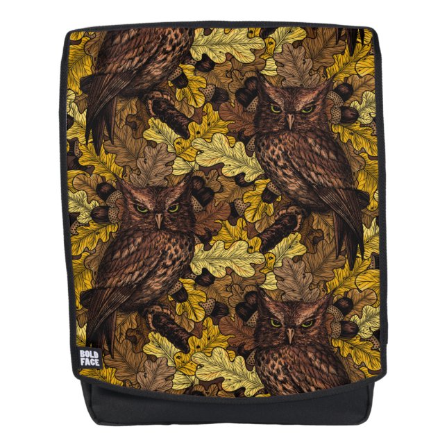 Autumn owls backpack (Front)