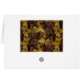 Autumn owls cards (Back Horizontal)