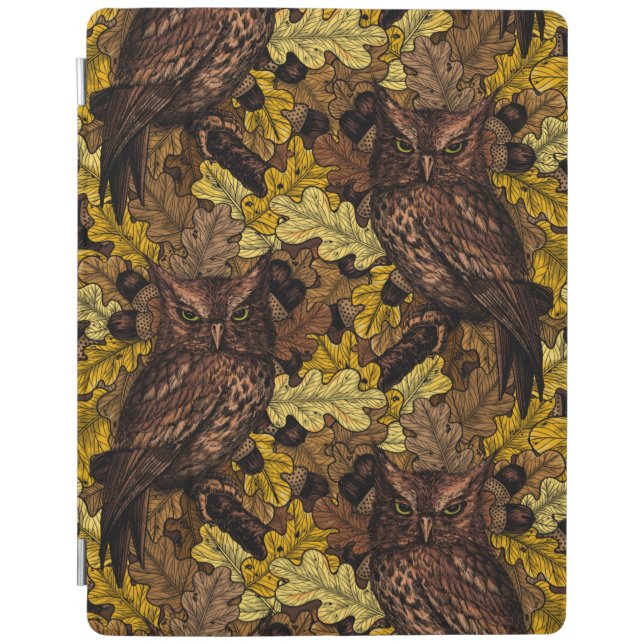 Autumn owls iPad smart cover (Front)