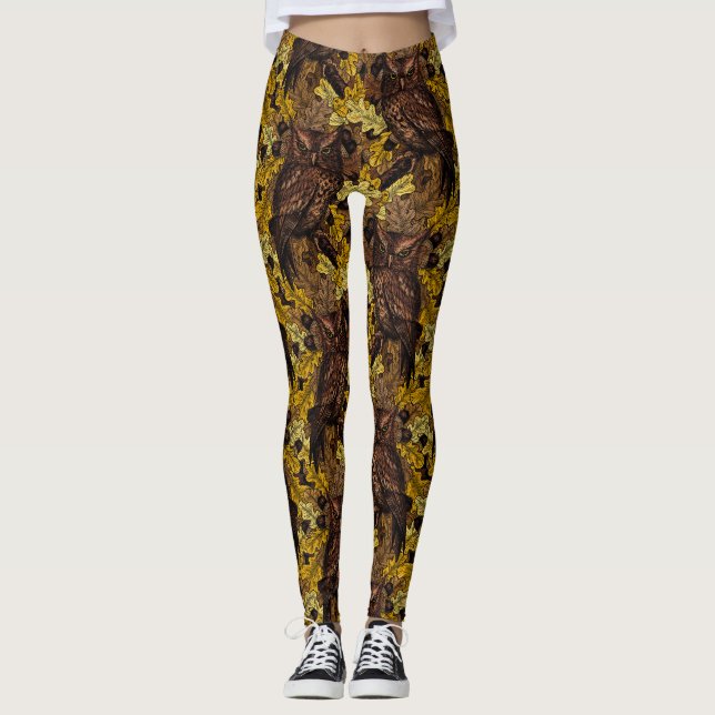 Autumn owls leggings (Front)