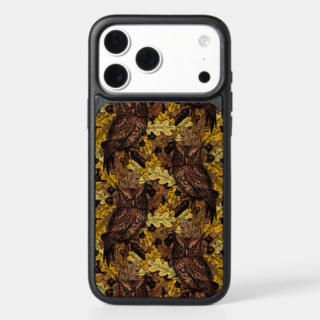 Autumn owls otterbox iPhone case (Back)